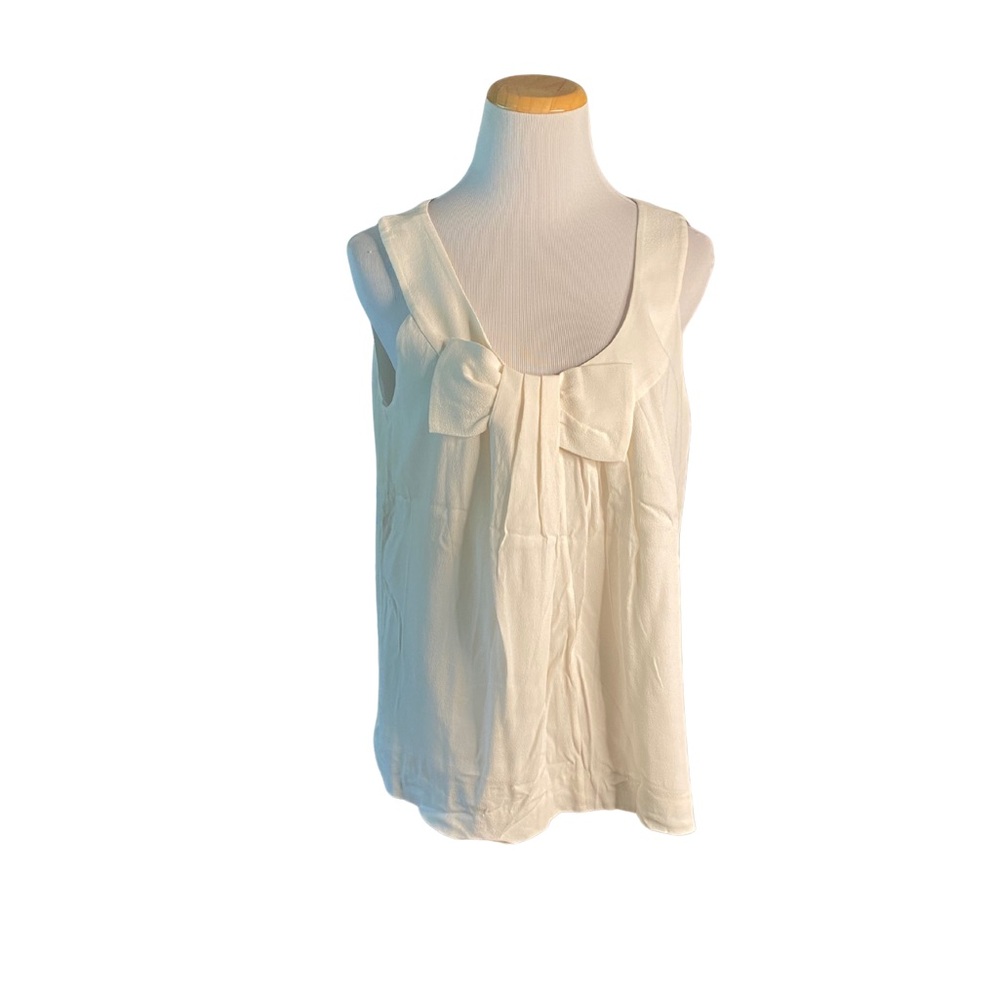 Kate Spade Size Large L White with Bow top lot5608